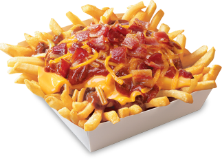 Triple Cheese Double Bacon Chili Cheese Fries - Wienerschnitzel