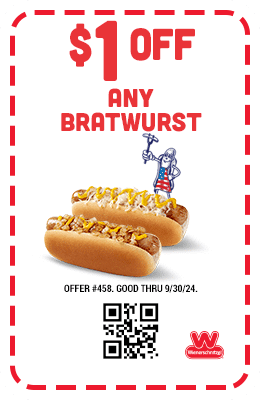 $1 Off Any Bratwurst Coupon #458