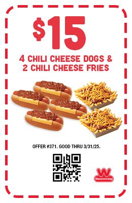 $15 - Four Chili Cheese Dogs & Two Chili Cheese Fries Coupon