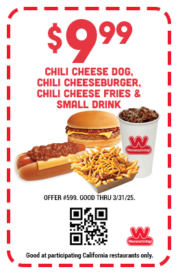 $9.99 - Chili Cheese Dog, Chili Cheeseburger, Chili Cheese Fries and Small Drink Coupon