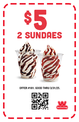 $5 - Two Sundaes Coupon